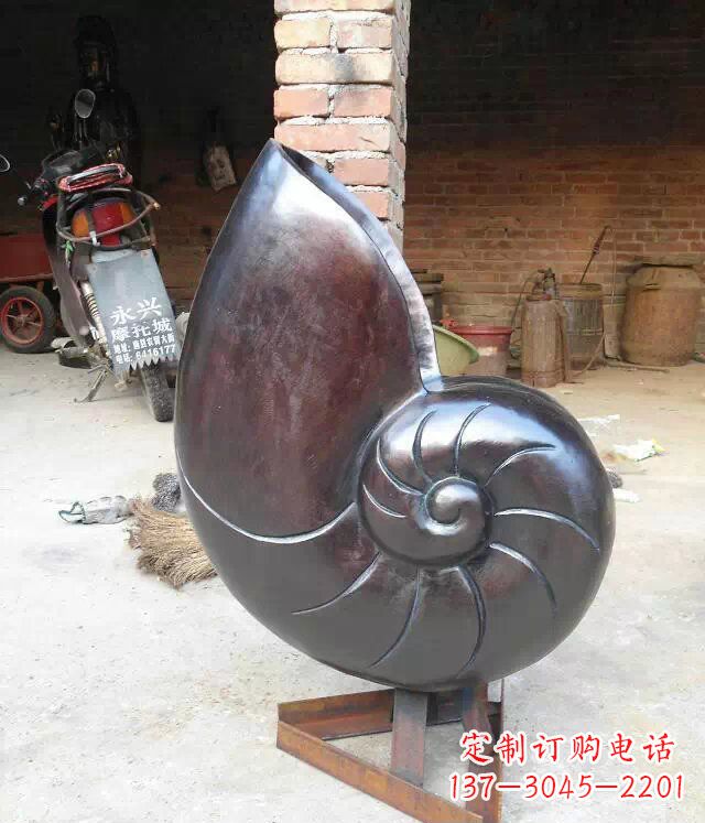 嘉兴蜗牛公园景观动物铜雕