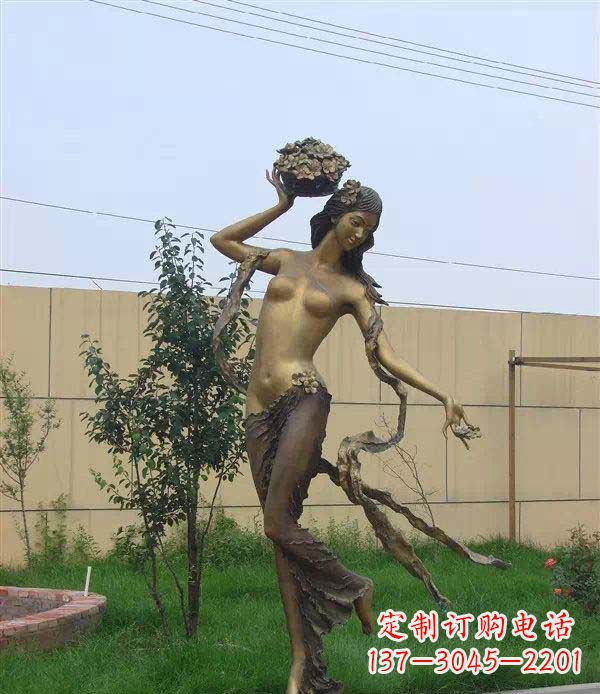嘉兴西方美女公园人物铜雕