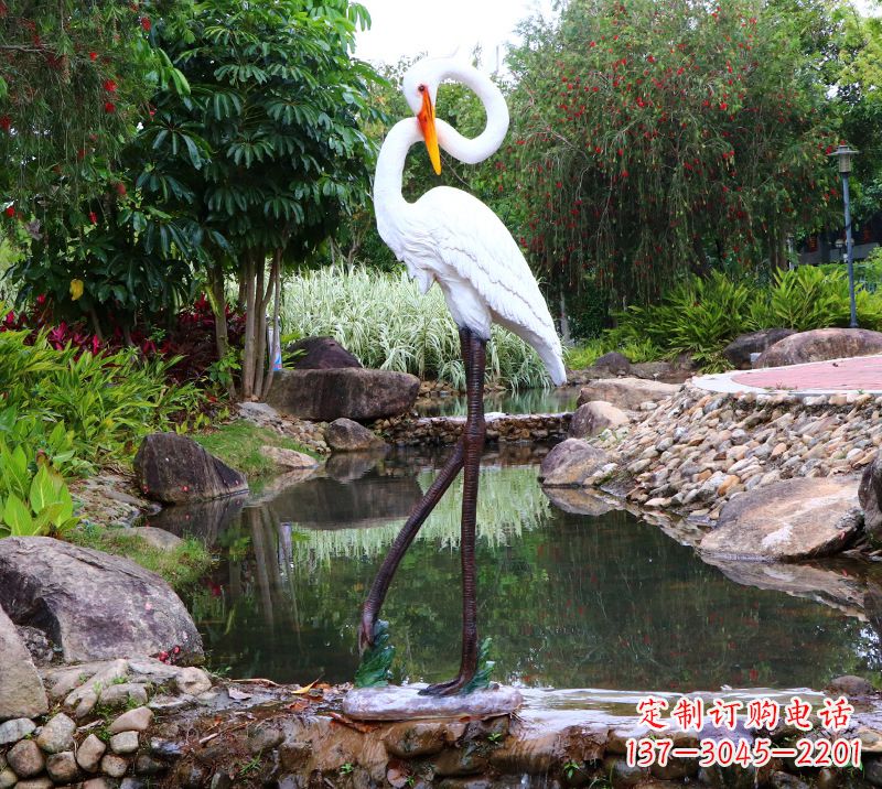 嘉兴仙鹤雕塑摆件
