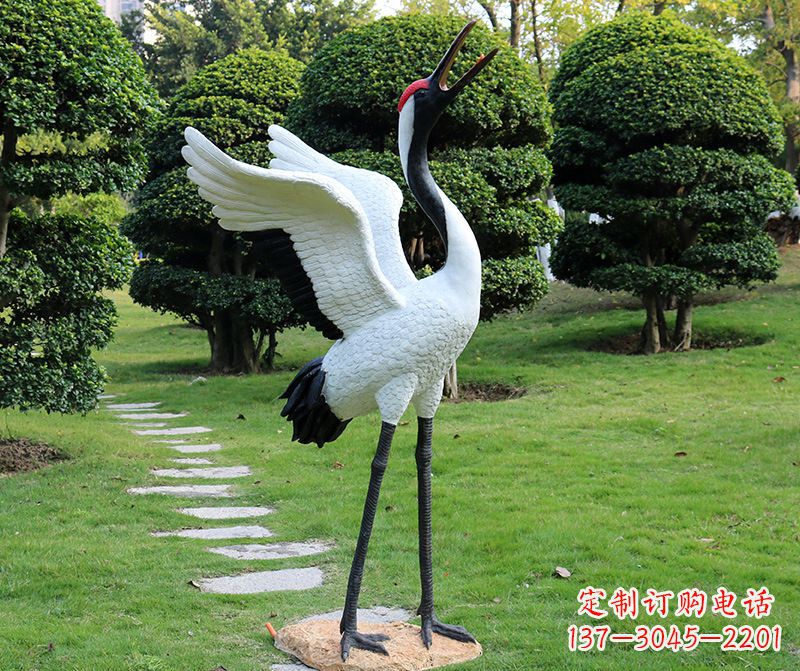 嘉兴仙鹤金属雕塑