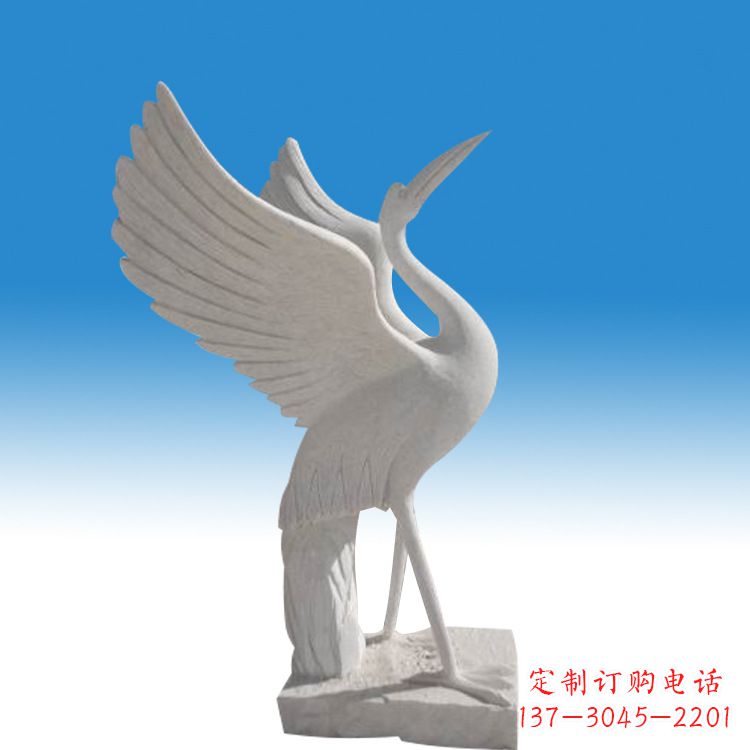 嘉兴仙鹤砂岩雕塑