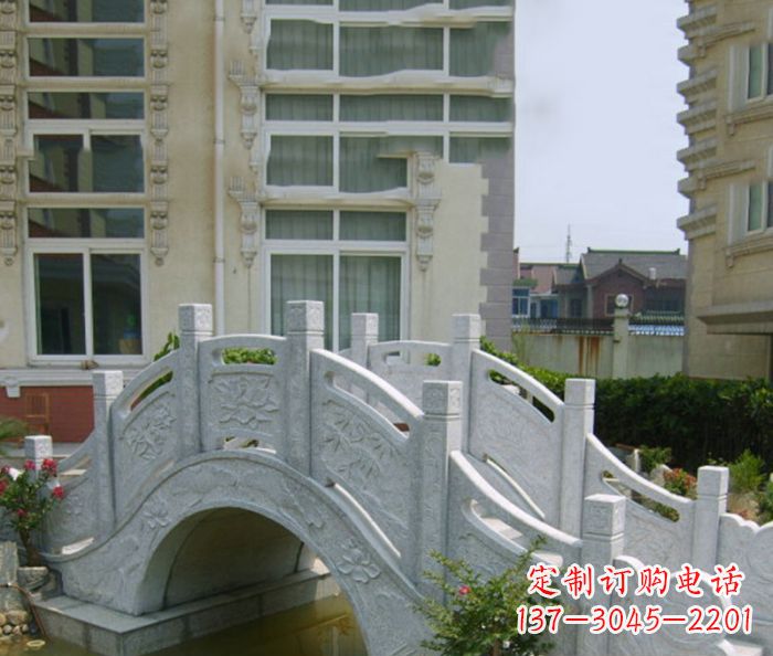 嘉兴小区景观大理石拱桥 (2)