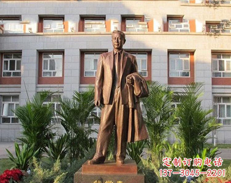 嘉兴校园钱学森铜雕