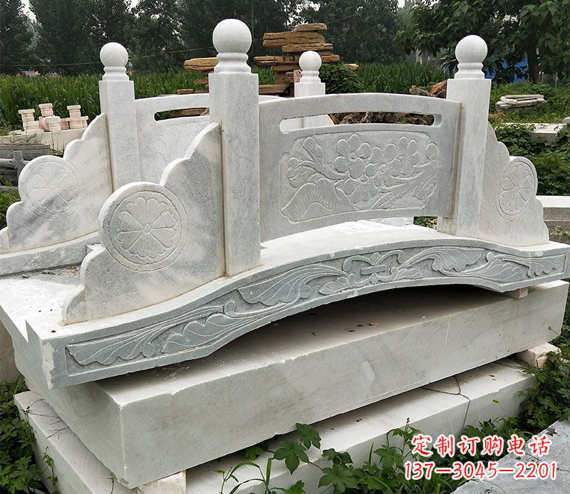 嘉兴园林仿古石拱桥景观石雕