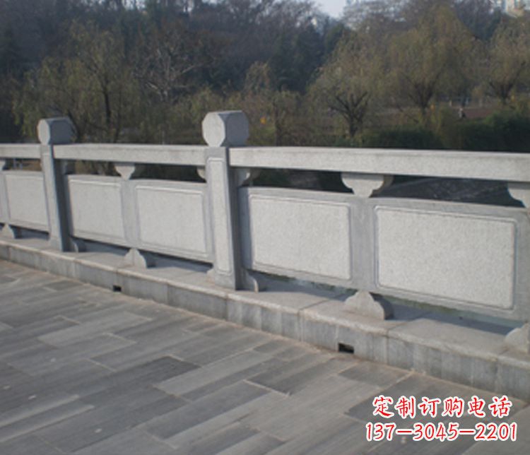嘉兴园林仿古石栏板景观石雕 (7)