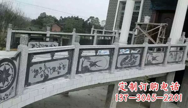 嘉兴园林仿古石栏板景观石雕 (10)