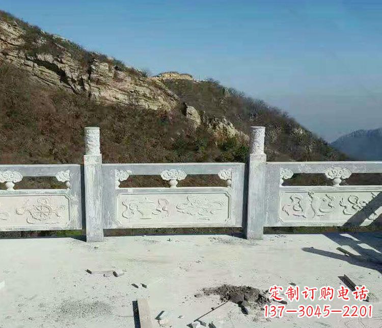 嘉兴园林仿古石栏板景观石雕_2 (3)