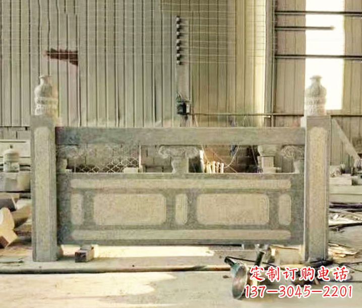 嘉兴园林仿古石栏板景观石雕_2 (2)