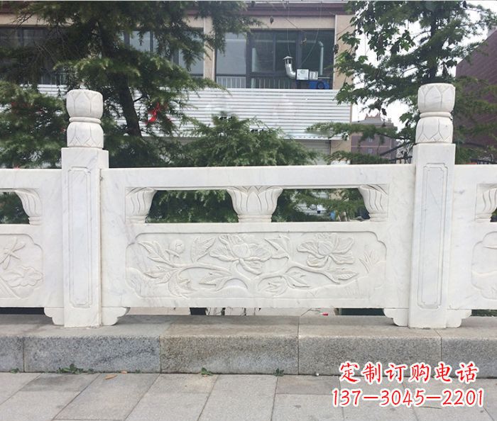 嘉兴园林景观大理石浮雕栏板 (2)