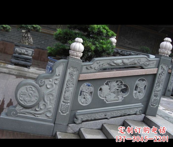 嘉兴园林景观大理石栏板雕塑 (6)