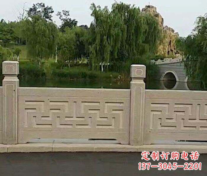 嘉兴园林景观大理石栏板石雕 (4)