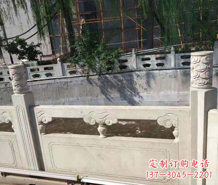 嘉兴园林景观大理石栏板石雕 (6)