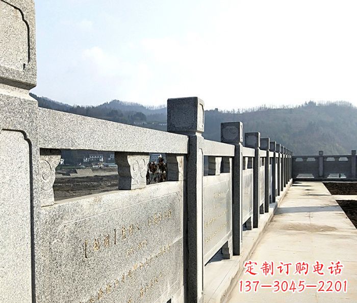 嘉兴园林景观大理石栏板石雕 (14)
