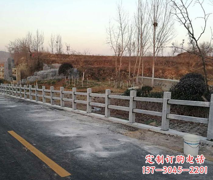 嘉兴园林景观大理石栏杆石雕 (2)