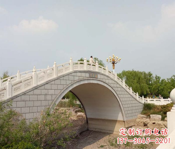 嘉兴园林景观大理石桥栏板石雕 (6)