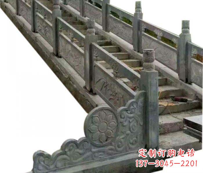 嘉兴园林景观仿古石雕栏板 (4)