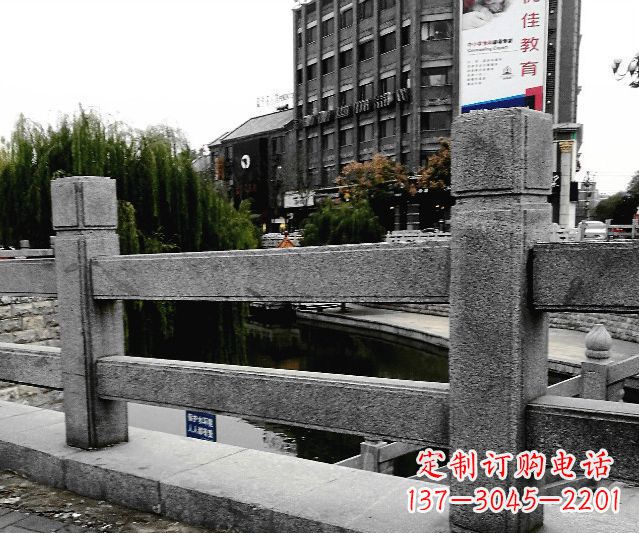 嘉兴园林景观仿古石雕栏板 (9)