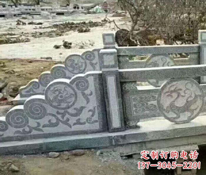 嘉兴园林景观仿古石雕栏板 (10)