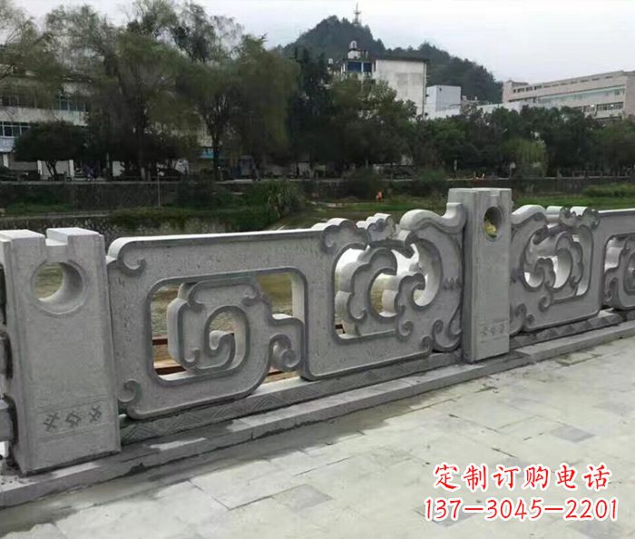 嘉兴园林景观仿古石雕栏板_1