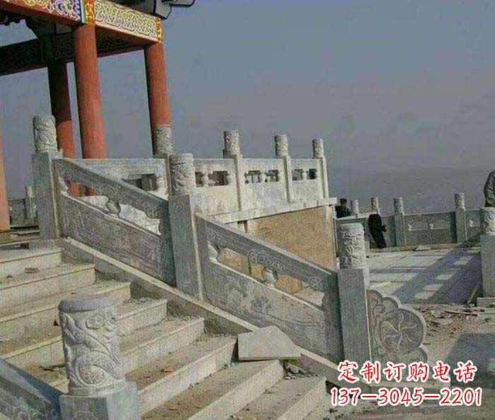 嘉兴园林景观仿古石雕栏板