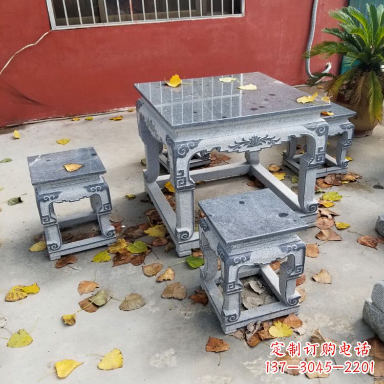 嘉兴园林石桌凳