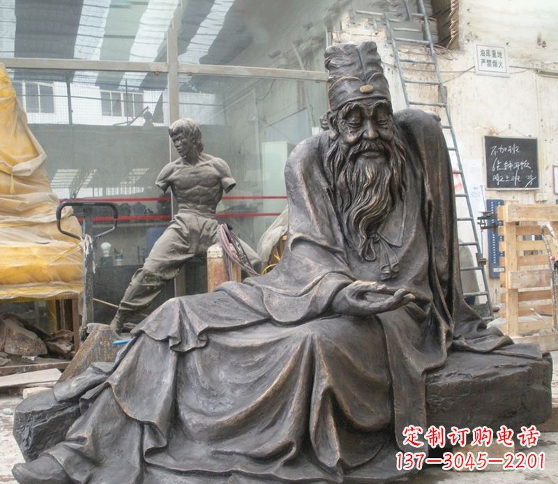 嘉兴张仲景铜雕