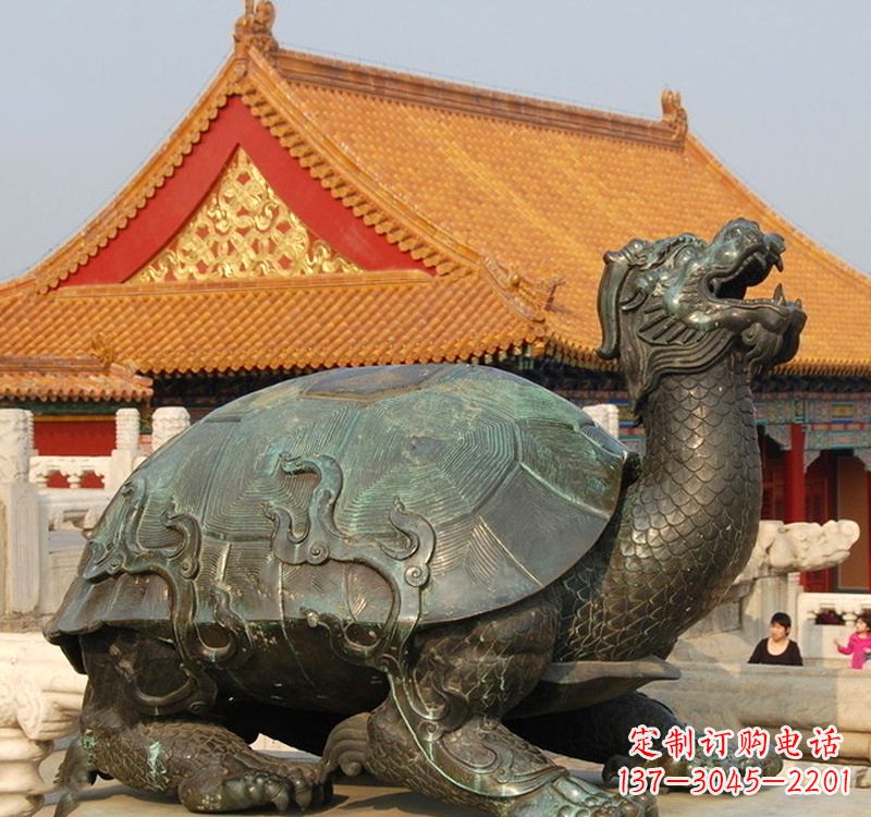 嘉兴招财龙龟铜雕塑