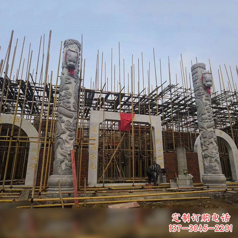 嘉兴中国龙柱石雕