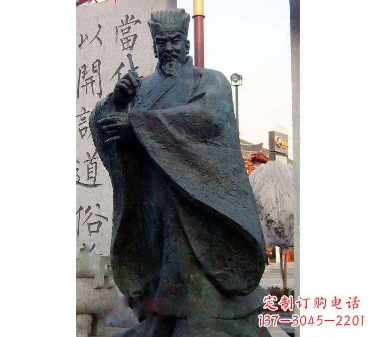 嘉兴铸铜古代名人颜真卿
