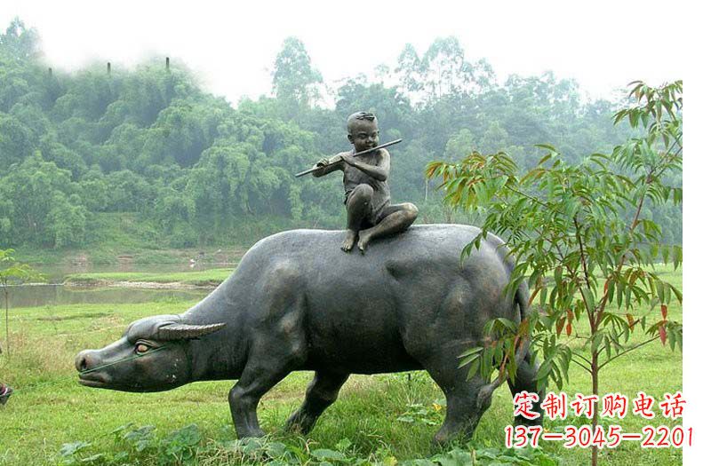 嘉兴铸铜牧童牛