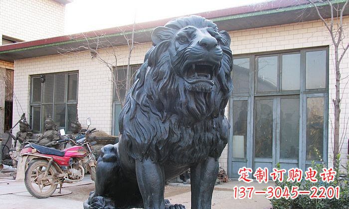 嘉兴铸铜狮子铜雕